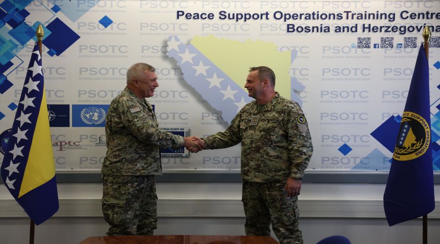 LTC Damir Alibasic takes over the command of PSOTC